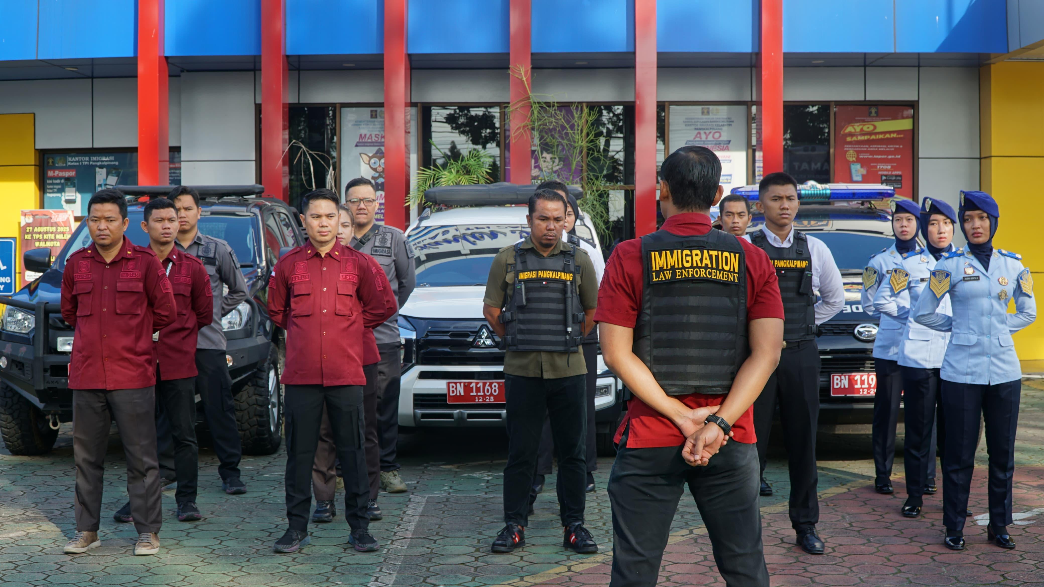 Gelar Operasi Wirawaspada, Imigrasi Pangkalpinang Perketat Pengawasan Keberadaan dan Kegiatan Warga Negara Asing